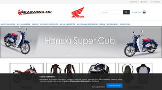 Karasna Honda Motorosbolt Webshop Web ruh z